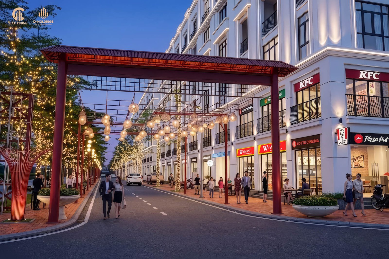 Phố thương mại shophouse Cát Tường Smart City