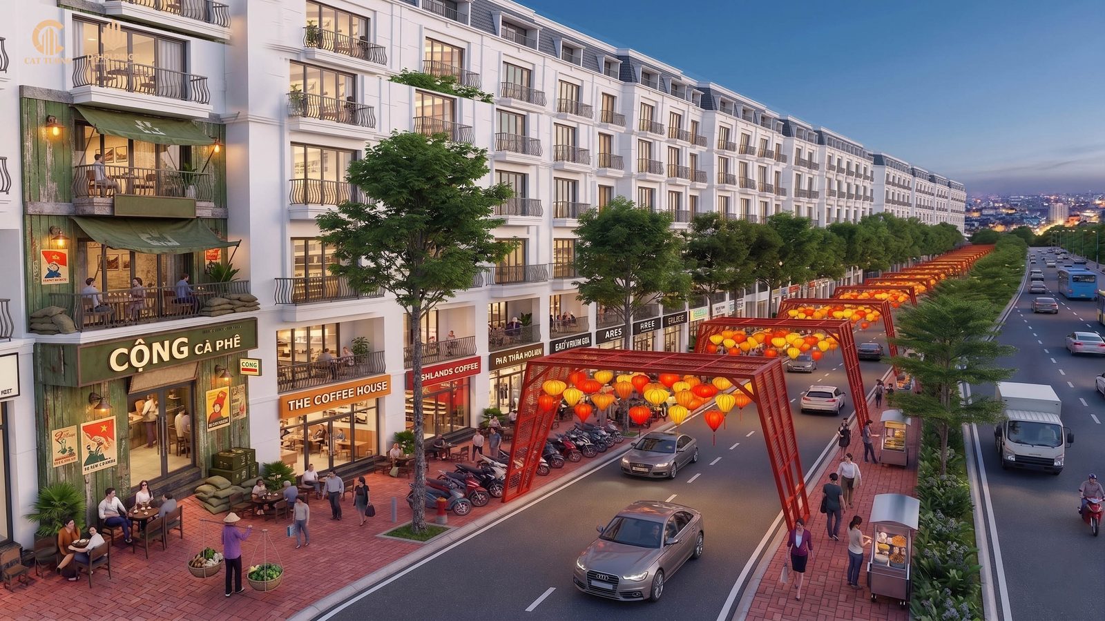 Phối cảnh dự án Cát Tường Smart City